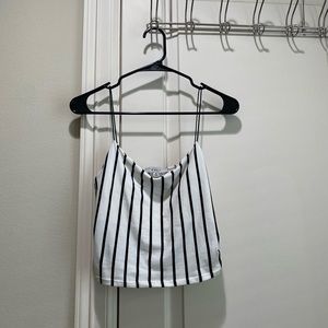 Striped crop top